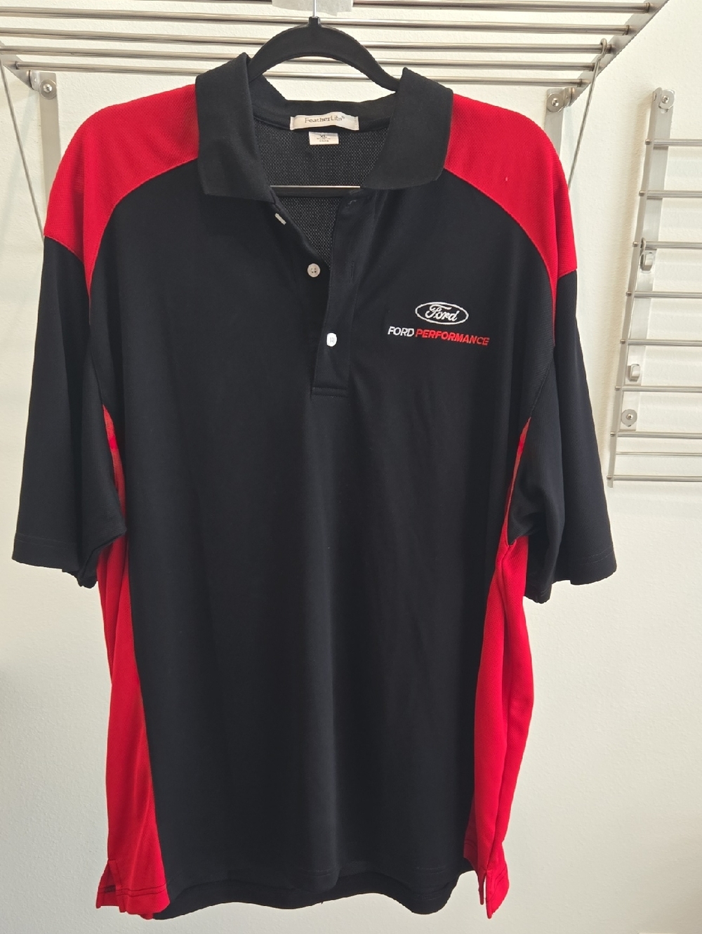 Ford Black and Red Performance Polo
